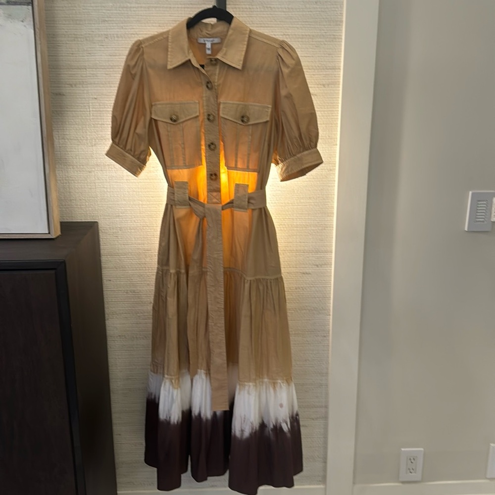 Derek Lamb Dress with hombre detail